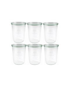 Weck Einmachglas 750 ml, 6 Stück