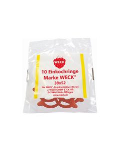 Weck Gummidichtring Ø 4 cm 10 Stück, Rot