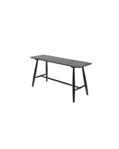 Villa Collection Sitzbank Bast 90 x 45 cm, Schwarz