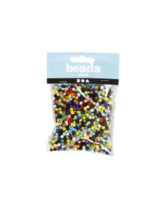 Creativ Company Rocailles-Perlen 130 g, Mehrfarbig