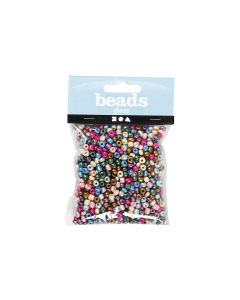 Creativ Company Rocailles-Perlen 130 g, Metallic