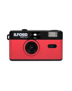 Ilford Analogkamera Sprite 35-II Red & Black