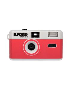 Ilford Analogkamera Sprite 35-II Red & Silver