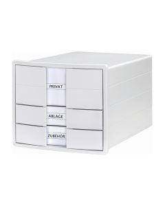 HAN Schubladenbox Impuls 3 Schubladen, Weiss