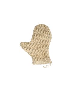 MSV Peelinghandschuh aus Sisal 25 x 16 cm, Weiss