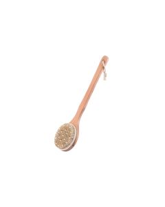 MSV Körperbürste für Massage 41 cm, Braun