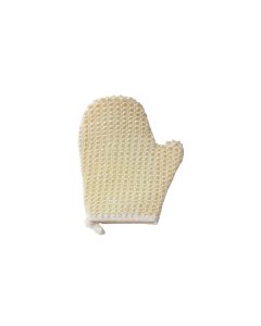 MSV Peelinghandschuh aus Sisal 25 x 18 cm, Weiss