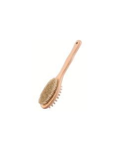 MSV Körperbürste mit langem Stiel 32 cm, Braun
