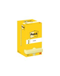 Post-it Notizzettel Z-Notes 76 x 76 mm, Gelb, 12 Blöcke