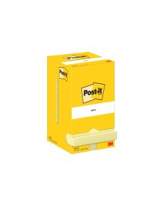 Post-it Notizzettel 76 x 76 mm, Gelb, 12 Blöcke