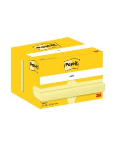 Post-it Notizzettel 76 x 51 mm, Gelb, 12 Blöcke