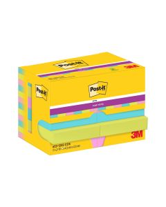 Post-it Notizzettel Super Sticky 47 x 47 mm, Cosmic, 12 Blöcke