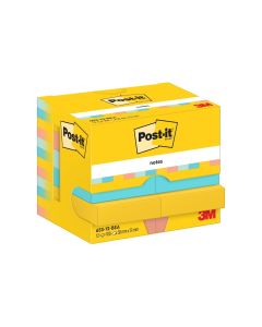 Post-it Notizzettel Beachside 51 x 38 mm, Mehrfarbig, 12 Blöcke