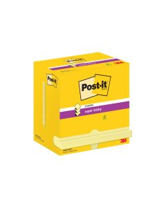 Post-it Notizzettel Super Sticky Z-Notes 76 x 127 mm, Gelb