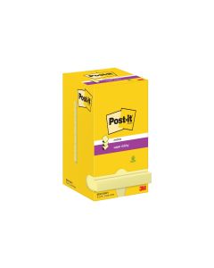 Post-it Notizzettel Super Sticky Z-Notes 76 x 76 mm, Gelb