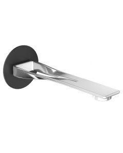 WEBERT Lavaboarmatur ONE-B Gussauslauf, Schwarz matt
