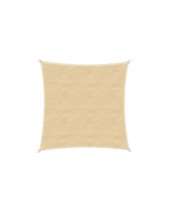 Windhager Sonnensegel Capri, 5 m, Eckig, Champagner