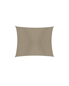 Windhager Sonnensegel Cannes, 3 x 4 m, Eckig, Taupe