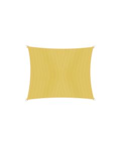 Windhager Sonnensegel Cannes, 2 x 3 m, Eckig, Gelb