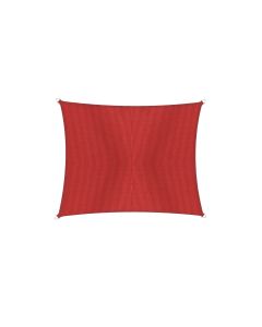 Windhager Sonnensegel Cannes, 4 x 5 m, Eckig, Rot