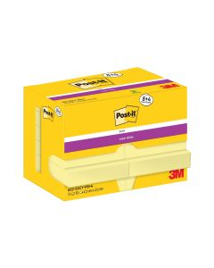 Post-it Notizzettel Super Sticky 47 x 47 mm, Gelb, 12 Blöcke