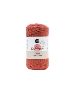 lalana Wolle Carina 200 g, Rostbraun