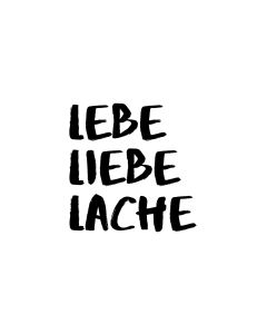 Braun + Company Papierservietten Lebe, liebe, lache, 33 cm x 33 cm, 20 Stück