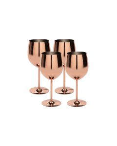 FTM Universal Weinglas 500 ml, 4 Stück, Kupfer