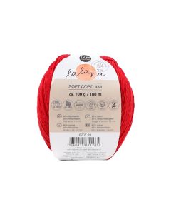 lalana Wolle Soft Cord Ami 100 g, Rot