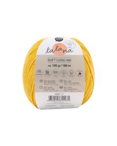 lalana Wolle Soft Cord Ami 100 g, Gelb