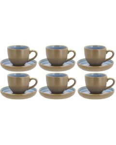 Bitz Espressotasse Wood 70 ml, 6 Stück, Wood/Ocean