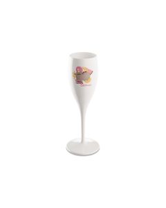 Koziol Sektglas Cheers No.1 Pusheen 100 ml, 1 Stück, Weiss