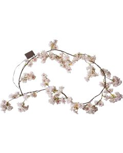 Star Trading Girlande Cherry Flower, 48 LEDs, 1.8 m, Pink