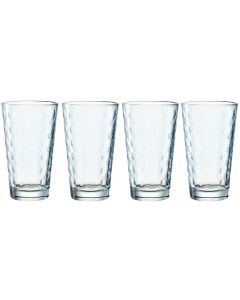 Leonardo Trinkbecher LD Optic XL 540 ml, 4 Stück, Hellblau