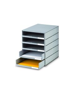 Styro Schubladenbox Styroval Pro, 5 Schubladen, Grau