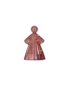 Sirius Tischdeko Engel Albert, Ø 9.5 x H 15 cm, Bordeaux