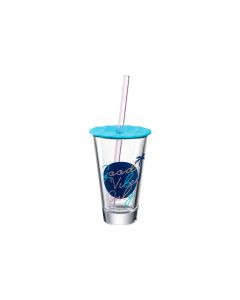 Leonardo Trinkglas Amalfi Good vibes 300 ml, 1 Stück, Transparent