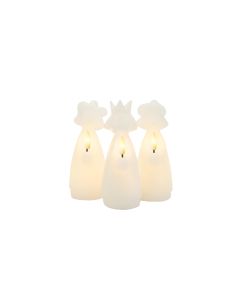 Sirius LED-Kerzen Set Drei Könige Maria, Weiss