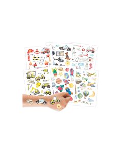 Papierdrachen Tattoo Set Berufe