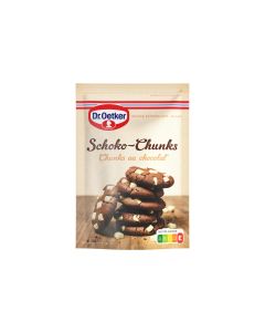 Dr.Oetker Schokoladenstückchen Schoko Chunks weiss 100 g