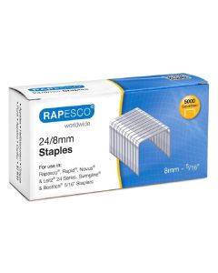 Rapesco Heftklammer 24 / 8 mm, 5000 Stück