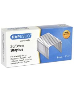 Rapesco Heftklammer 26 / 8 mm, 5000 Stück