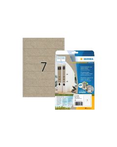 HERMA Ordneretiketten 192 x 38 mm, 20 Blatt, Braun