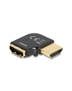 Delock Adapter 90° links gewinkelt, 8K 60 Hz HDMI - HDMI