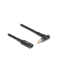 Delock Ladekabel USB-C zu HP 4.8 x 1.7 mm 90° gewinkelt, 15 cm