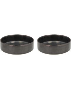 Villa Collection Schale Fjord 15 cm, 2 Stück, Schwarz