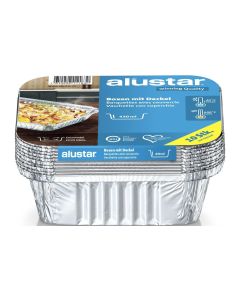 Alustar Grillschale 14.6 x 12.1 x 4 cm, 10 Stück