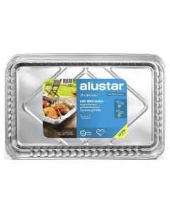Alustar Grillschale 27 x 19 x 2 cm, 10 Stück