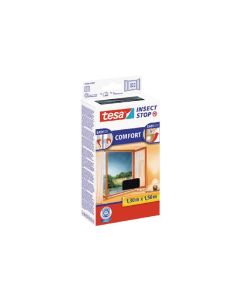 tesa Fliegengitter -Set Comfort, 2x 1.3 m x 1.5 m, Anthrazit