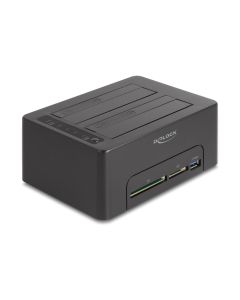 Delock Docking- und Klonstation USB-C – 2 x SATA HDD/SSD